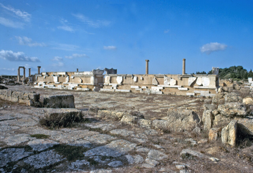 Cirene, Libia, lugar de nacimiento de Aristipo.